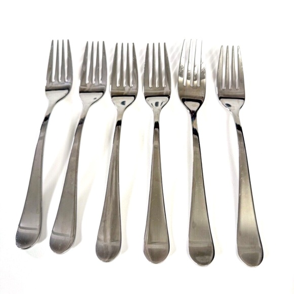 (6) Oneida Stainless Steel Dinner Forks – Good/Fair Condition 🍽️✨ - Picture 6 of 6